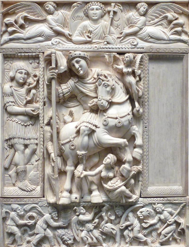 The cavalry of the army of Byzantine Empire of the VI century