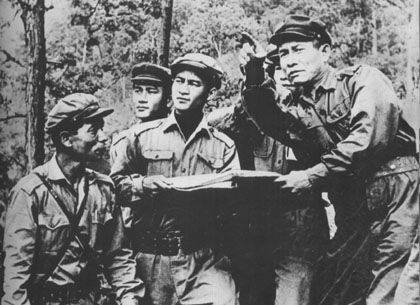 The Ho Chi Minh Trail. The first battles in Laos