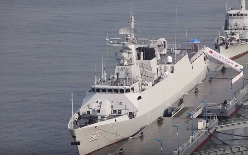 En Chine lancé le 60e la corvette d'un projet de type 056