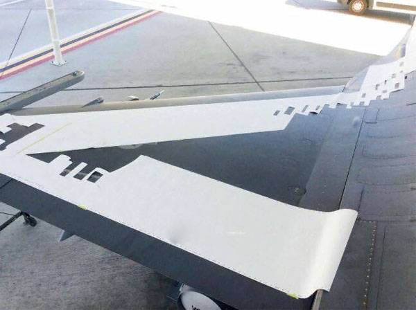 In the U.S. air force are testing the camouflage of the Russian su-57