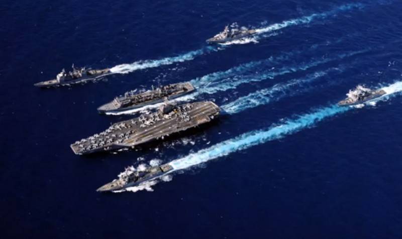 Carrier strike gruppe den AMERIKANSKE Flåde ind Gulf of Oman