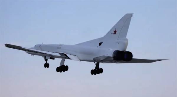 Visar bilder av flyg tester av Tu-22M3M