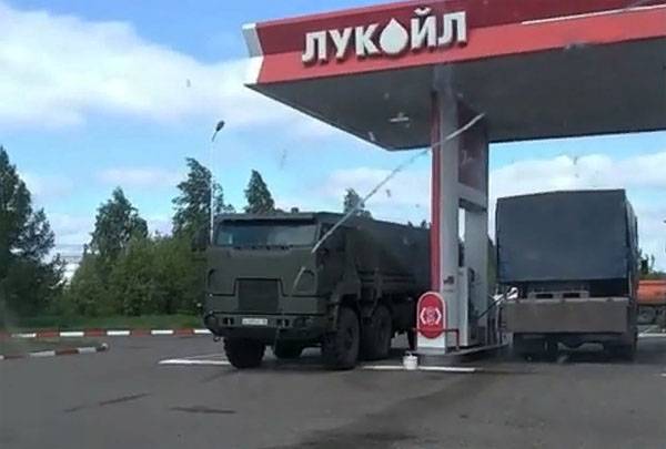 Nettverket diskutert et bilde av en ukjent pansrede KAMAZ