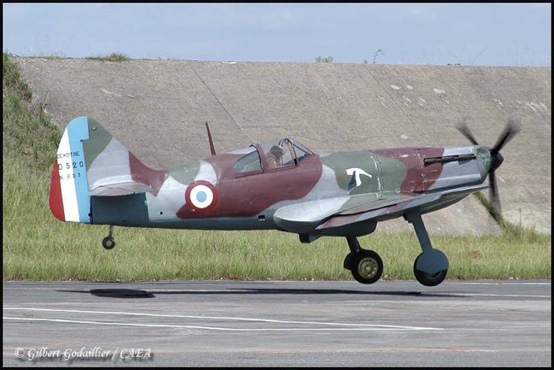 Жауынгерлік ұшақтар. Dewoitine D. 520