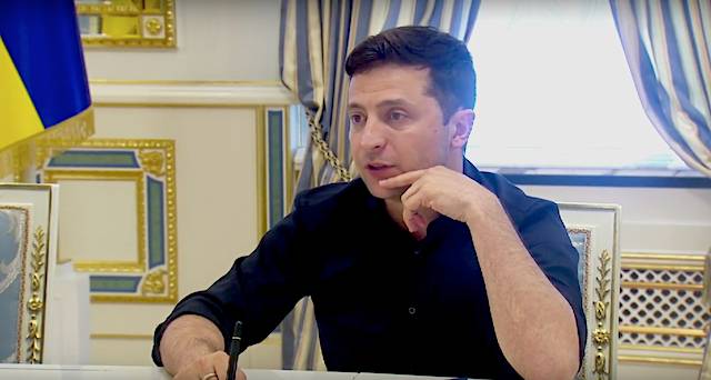 Udtalt, at Zelensky beder OS nye våben