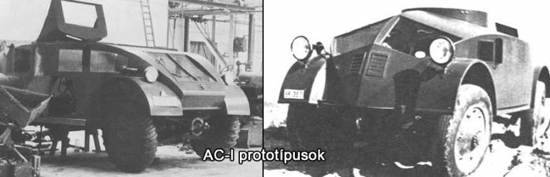 De Panzerwagen Straussler AC-2 (Groussbritannien — Ungarn)