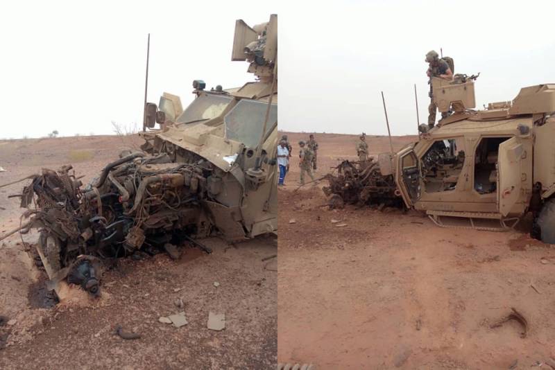 Describes the impact of undermining the Oshkosh MRAP US army in Niger