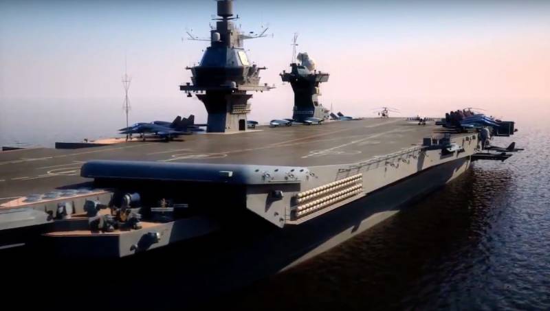 Work has begun on the program of the promising Russian aircraft carrier