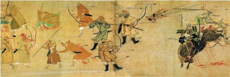 The Japanese on the Mongolian invasion