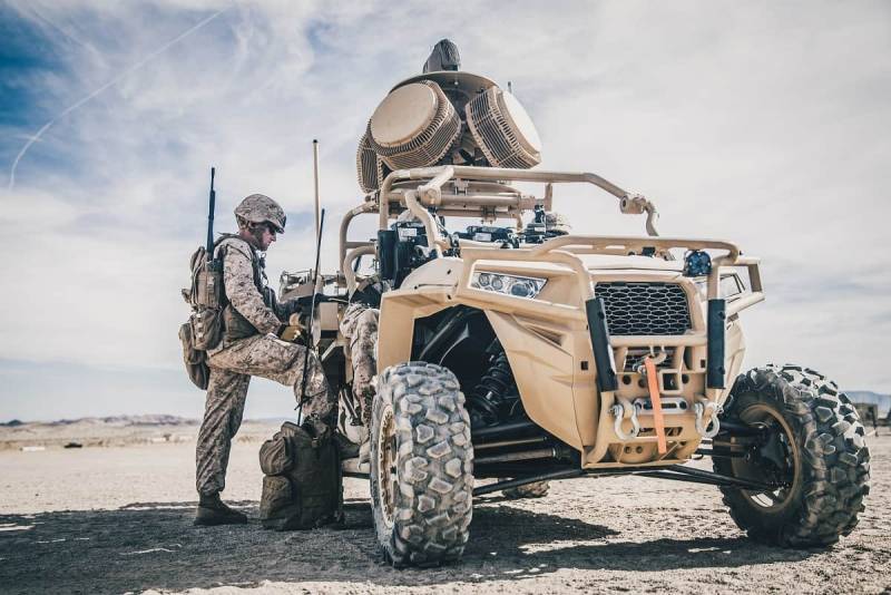 Les marines des états-UNIS ont reçu un prototype de mobile de laser pour la lutte contre les DRONES