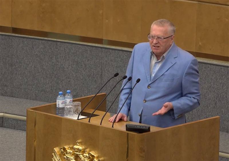 Jirinovski: Sur le peuple russe est victime d'intimidation depuis 1917