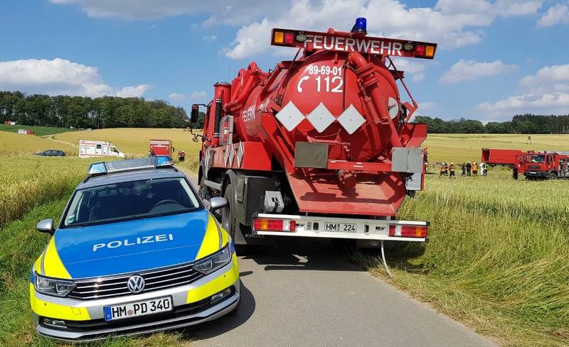 In Deutschland stürzte militärische Hubschrauber