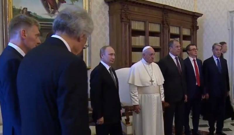Putin møtte med Francis