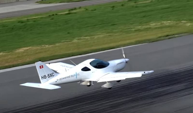 In Switzerland tested an all-electric plane