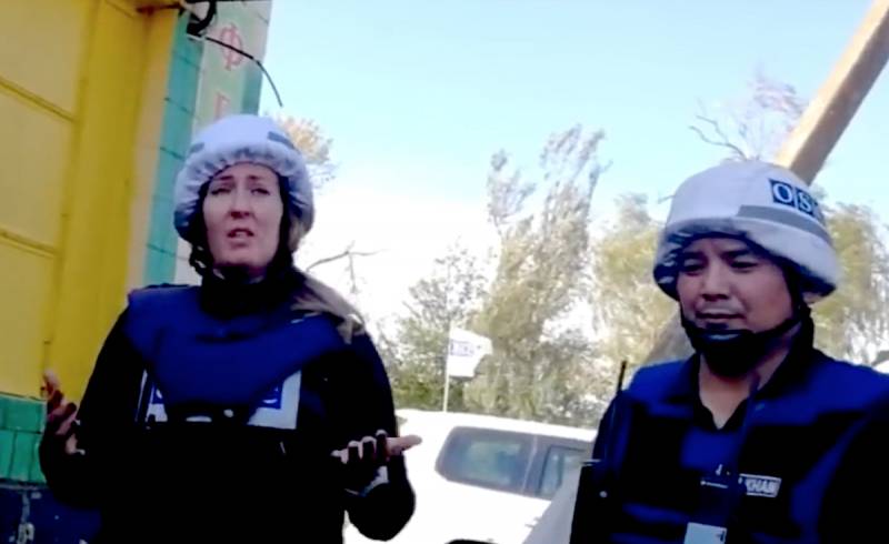 OSCE-missionen kom under beskydning nær Lugansk