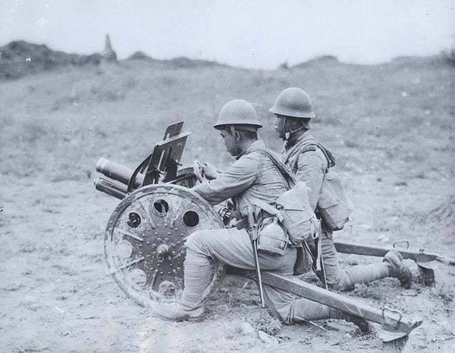 Japansk område, og selvkørende artilleri i anti-tank defense