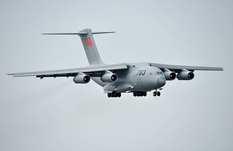 Sohu: chino Y-20 será un buen sustituto del il-76