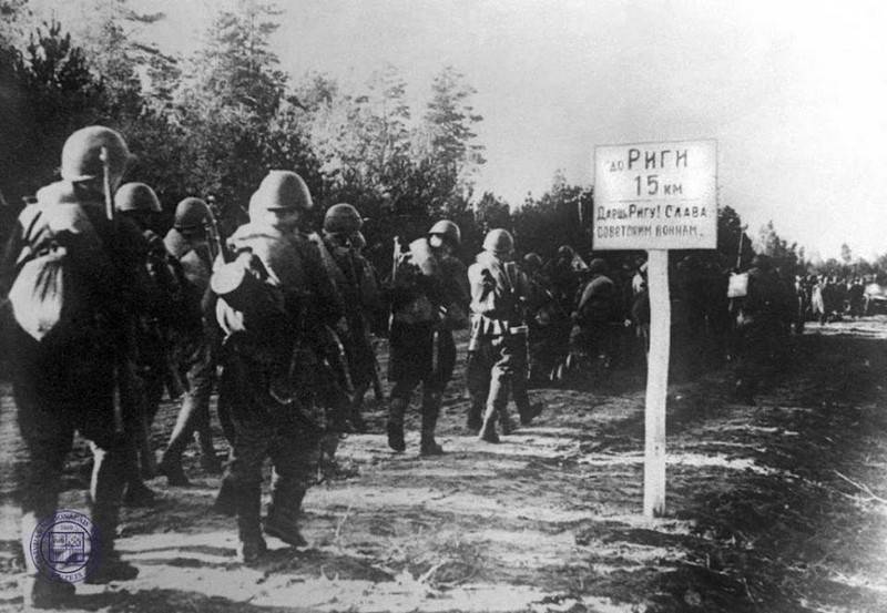 In Latvia called the liberation of Riga from the Nazis 