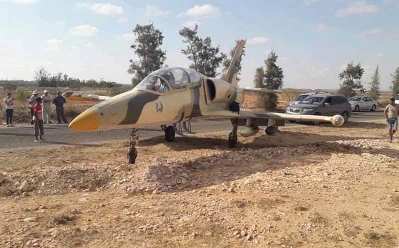 Libyan military plane landed on the highway in Tunisia
