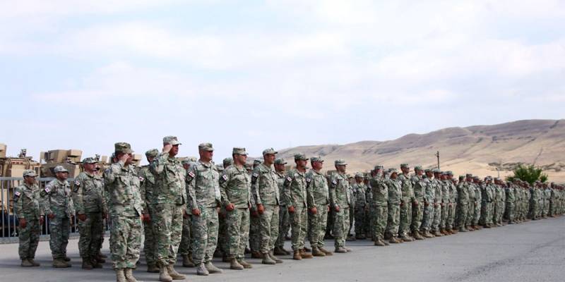 Genannt ginn Länner, déi fir d ' Participatioun un der Militärübung Agile Spirit an Georgien