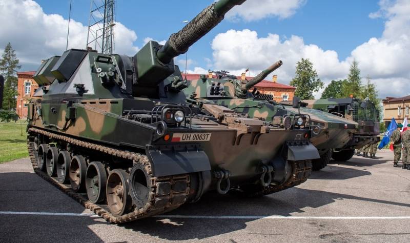 Polen schafft eng Anti-Panzer-Barrière am Flur Сувалкском