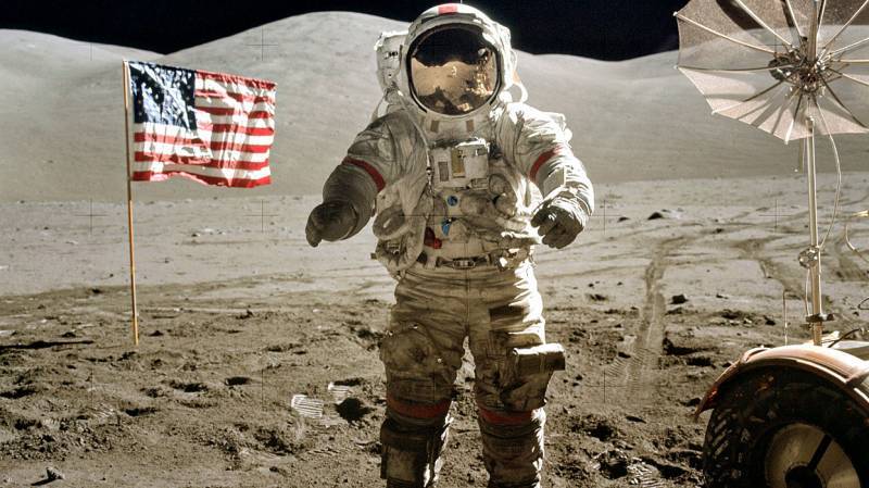 In Moskau zeigen die Satelliten, die fähig ist, die Spuren der Landung der USA auf dem Mond