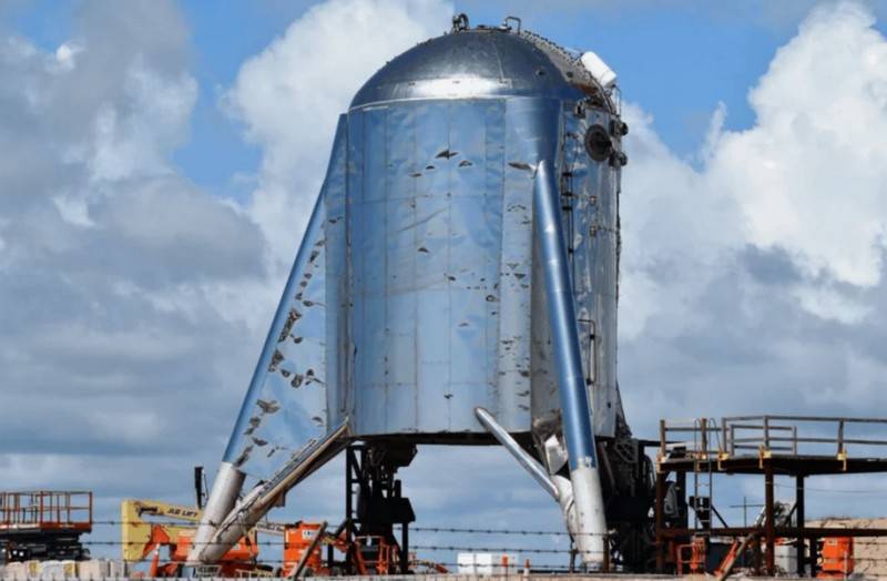 The prototype spacecraft Starhopper Rasah again took off