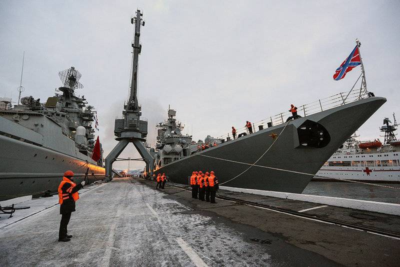 La flotte du nord reçoit le statut d'une militaires de l'unité administrative