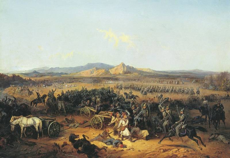 The victory of the Russian army in the Caucasus. Akhaltsikhe and Bashkadyklar battle