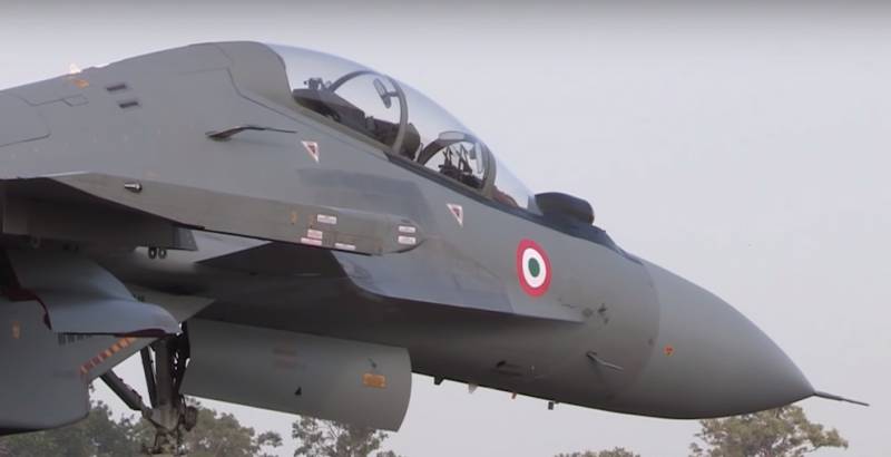 In India, the crashed su-30MKI