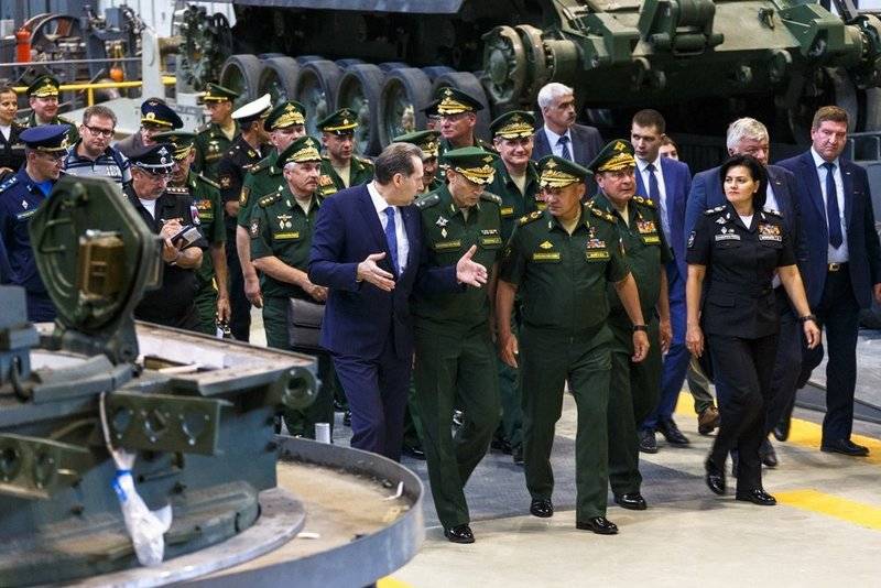 Shoigu showed robotic complexes on the basis of the T-72B3