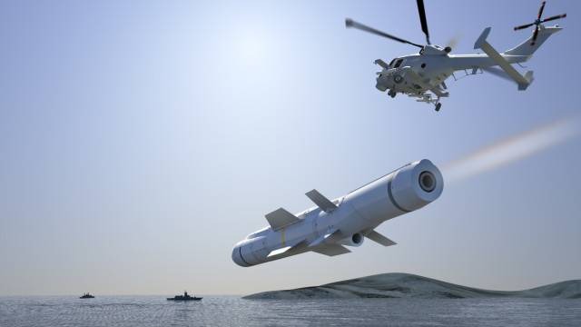 Loft-Kämpfer iwwer d ' Wellen vun Ozeans. Iwwer d ' Roll vun den Helikopter am Krich um Mier