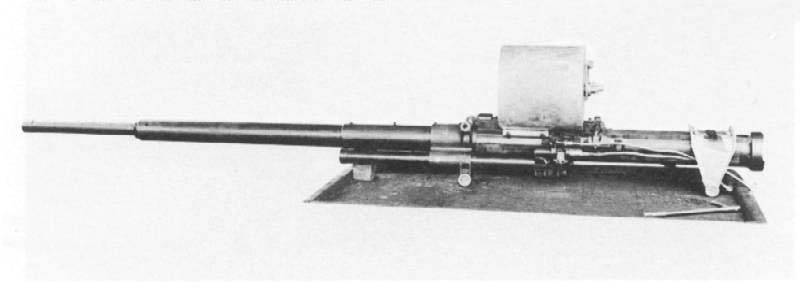 Waffen des Zweiten Weltkriegs. Kanone hochfliegenden und Verständnis