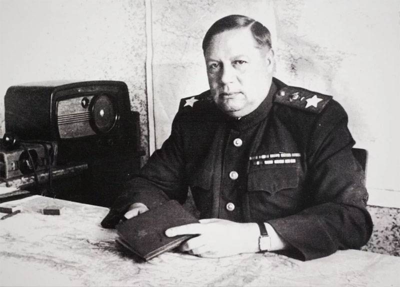 Publicerade ett ultimatum av Allmänt Tolbukhin i befrielsen av Moldavien