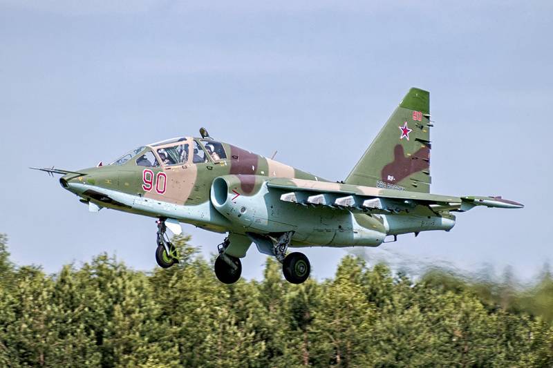 W Stavropol rozbił się Su-25УБ
