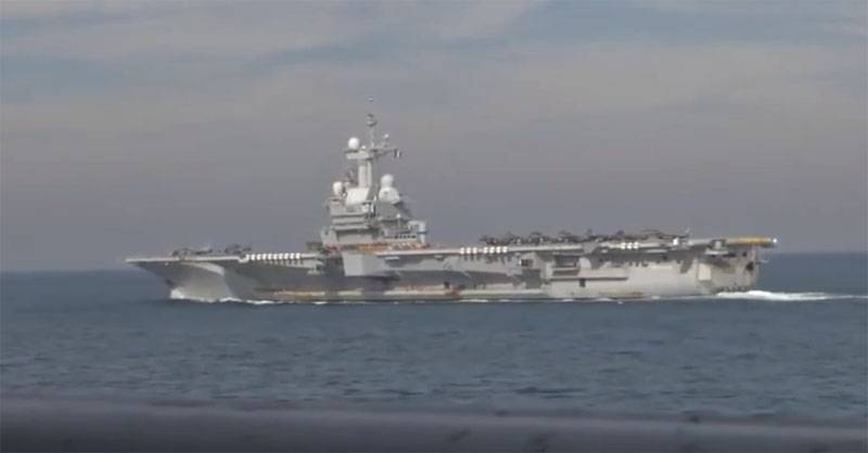 The aircraft carrier 
