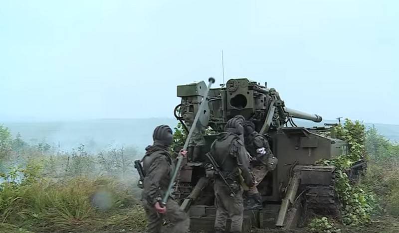 The calculations of the self-propelled guns 2S5 