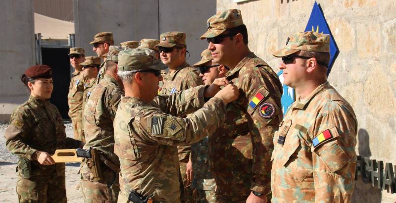 The Romanian contingent suffered losses in Afghanistan