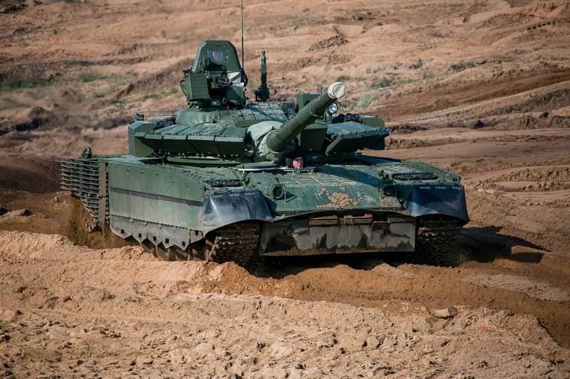 Marines of the Pacific fleet change to the upgraded T-80БВМ