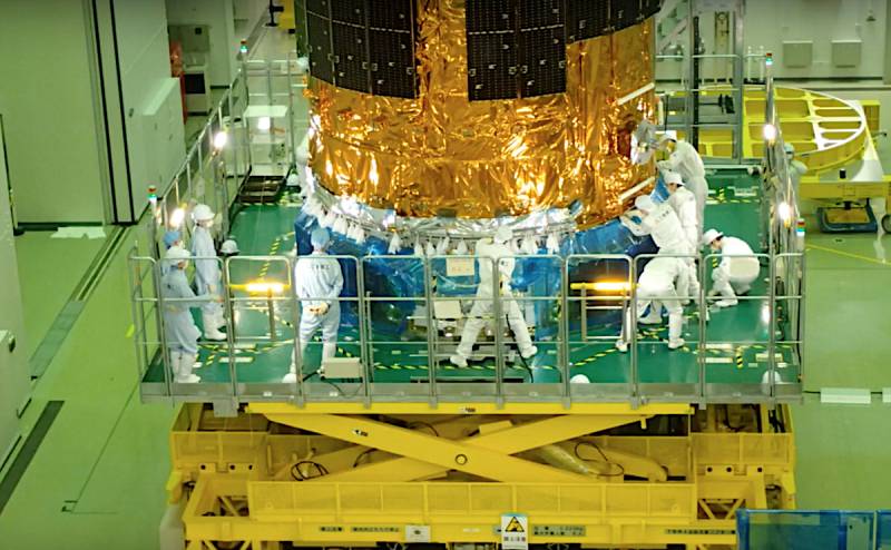 A Japanese spacecraft failed to start because of the fire