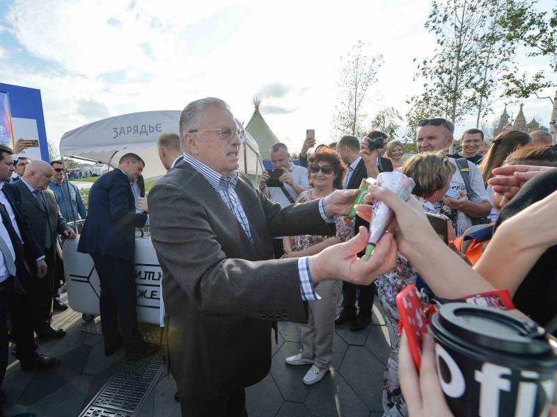 Zhirinovsky presented a version of 