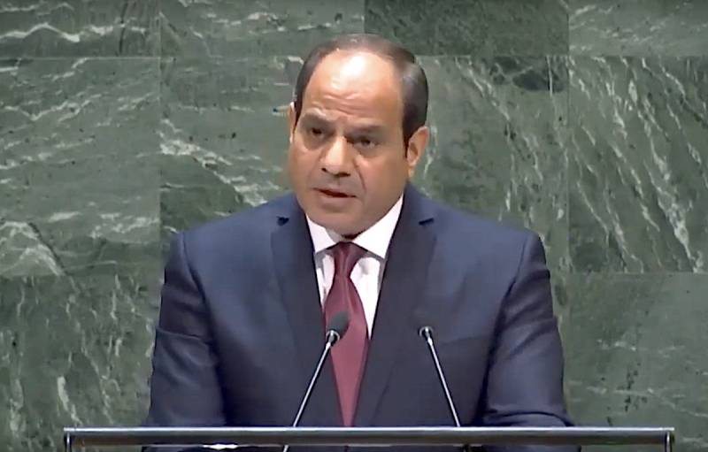 Le président de l'Egypte, a appelé à 