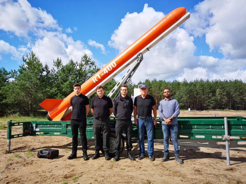 Lithuania has developed a full-scale simulation of the complex air defense with a fiberglass rocket