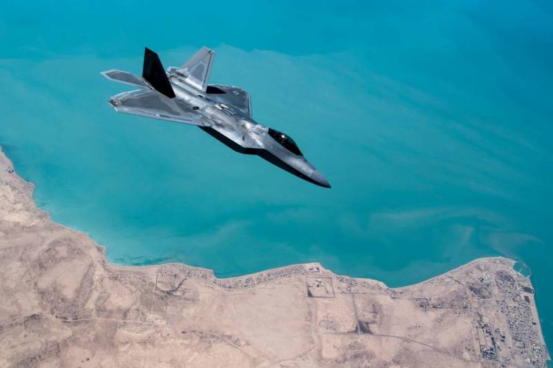 F-22 ВПС США над островом Файлака (Кувейт): Потрапляння в зону дії С-300 Ірану