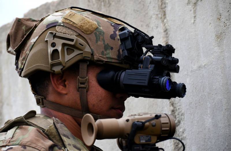 New night vision system of the US army tested smoke