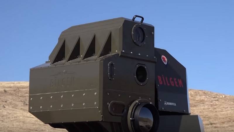 The Turks conducted its own tests combat laser system