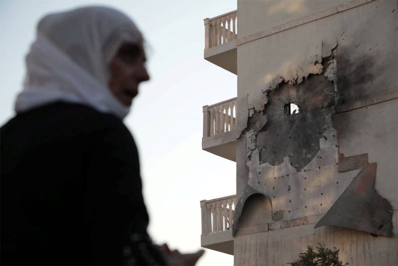 D ' kurdischen Truppen unterwarfen ugegraff, eng Stad am Süde vun der Tierkei