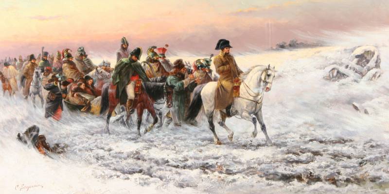 Французы ў лістападзе 1812-га пад Чырвоным. Пацярпелі перамогу, атрымалі паразу