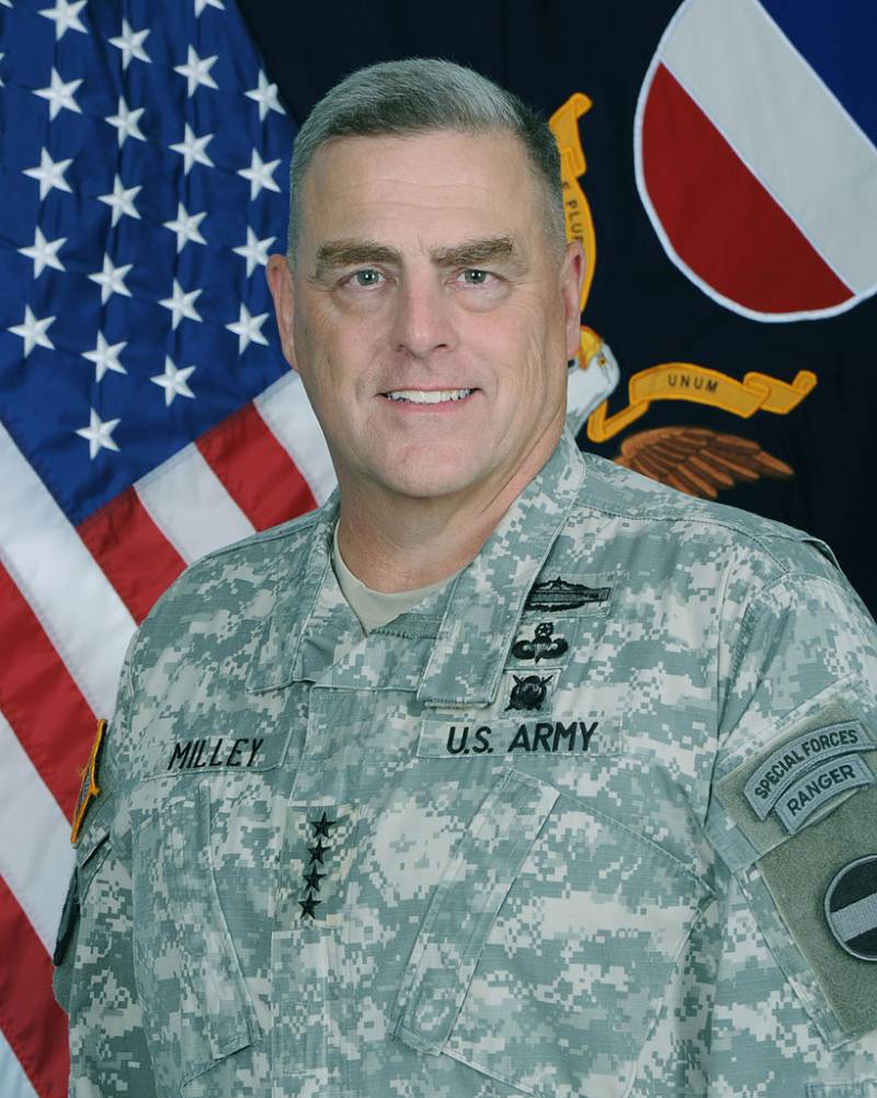 General Millie, the Chairman of the joint chiefs of staff