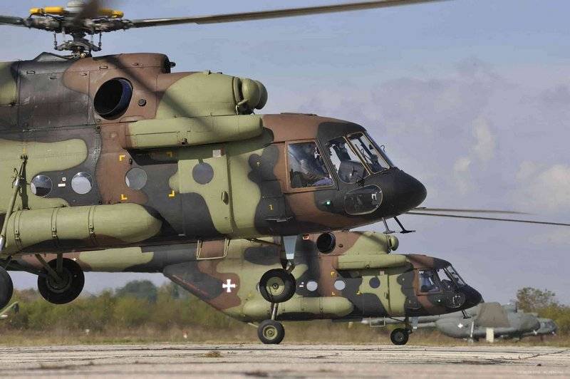Serbia has received three Mi-17 on the eve of liberation Day